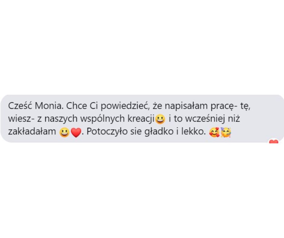 Opinia klientki
